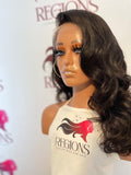 Body Wave, 13x4 Lace frontal  20 inch Wig,  180% density, color 1B